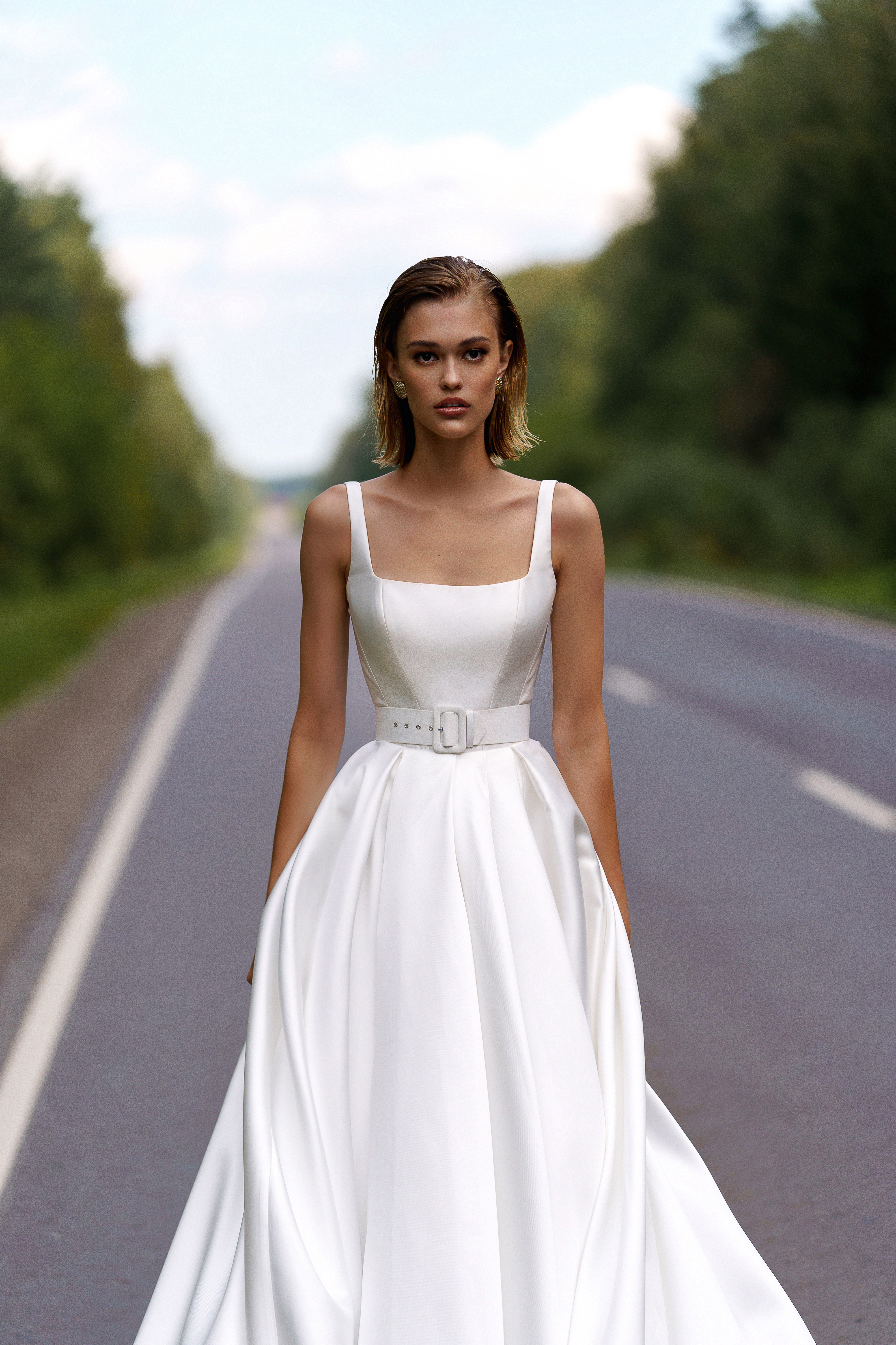 Купить свадебное платье «Тейд» Натальи Романовой из коллекции 2021 в салоне «Мэри Трюфель»
