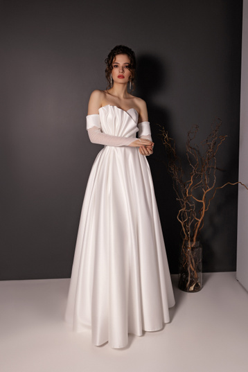 Купить свадебное платье Арт. 3029 Ольга Споса из коллекции Софи 2023 года в салоне «Мэри Трюфель»