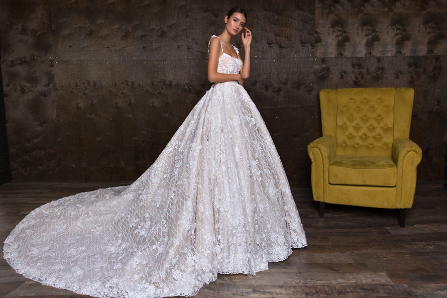 Купить свадебное платье «Хлоя» Кристал Дизайн из коллекции 2018 в Краснодаре