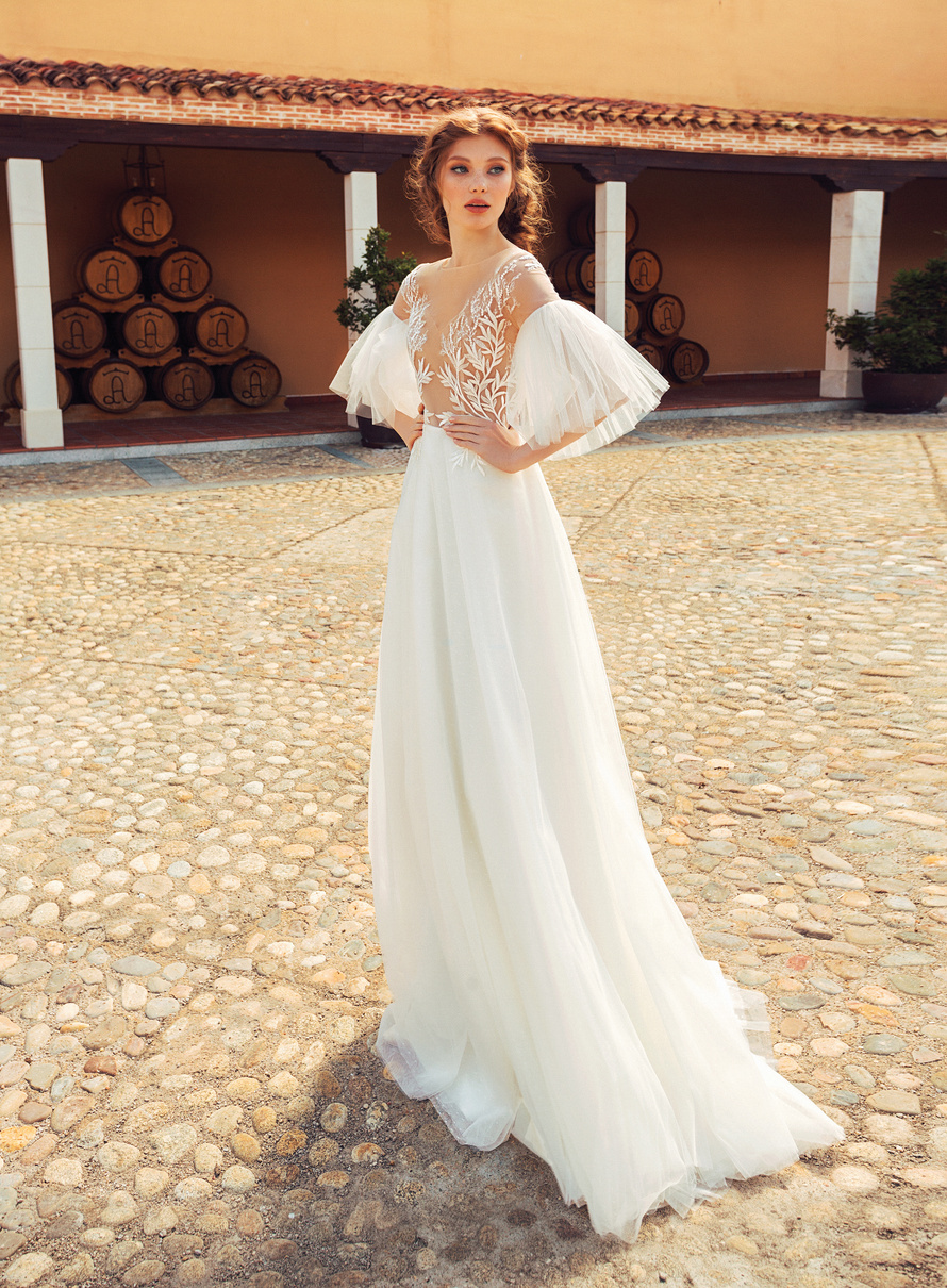 Купить свадебное платье «Диана» Татьяны Каплун из коллекции «Вайлд Винд 2019» в салоне