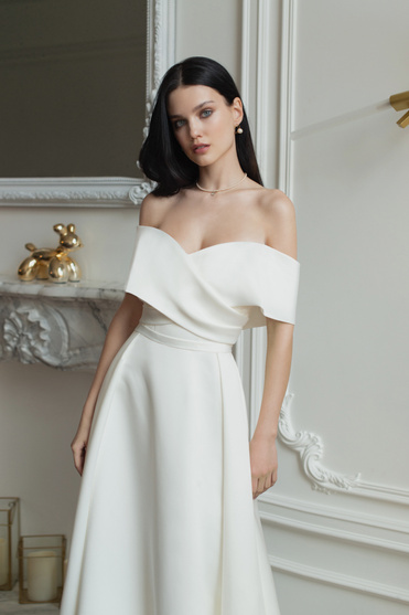 Купить свадебное платье «Габриэль» Татьяна Каплун из коллекции 2022 года в салоне «Мэри Трюфель»