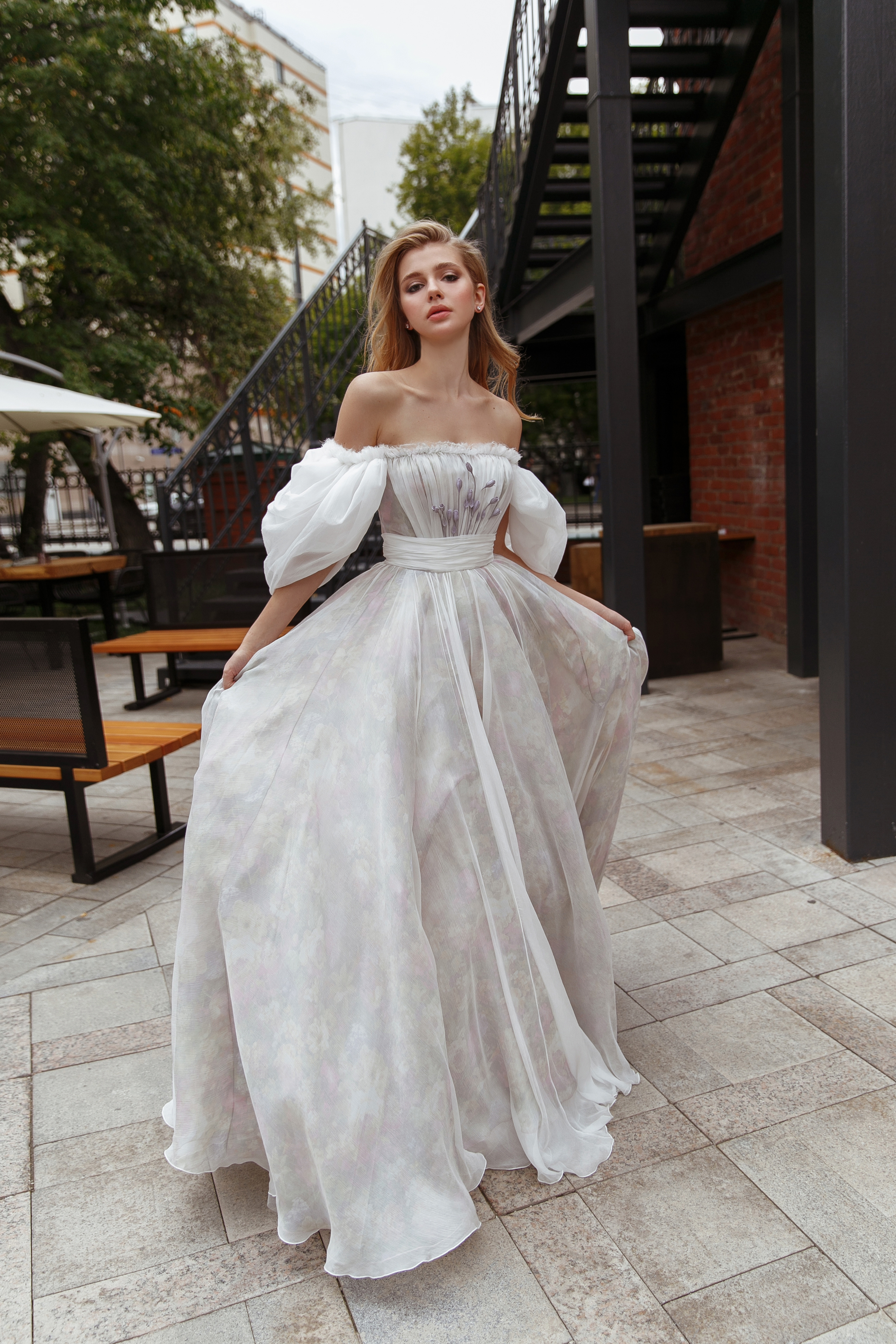 Купить свадебное платье «Хилори» Рара Авис из коллекции Флорал Парадайз 2018 года в салоне свадебных платьев