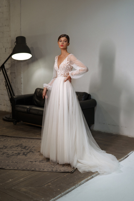 Купить свадебное платье «Флорейн» Патрисия из коллекции 2020 года в Москве