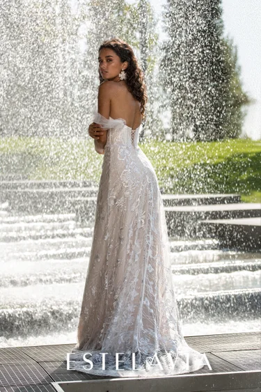 Свадебное платье Меритед Эстелавия — купить в Самарае платье Меритед из коллекции "Зеркало души" 2021 Меритед