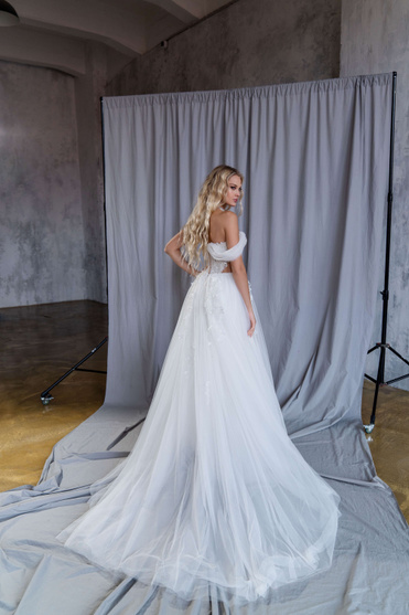 Купить свадебное платье «Эстелла» Анже Этуаль из коллекции Старлайт 2023 года в салоне «Мэри Трюфель»