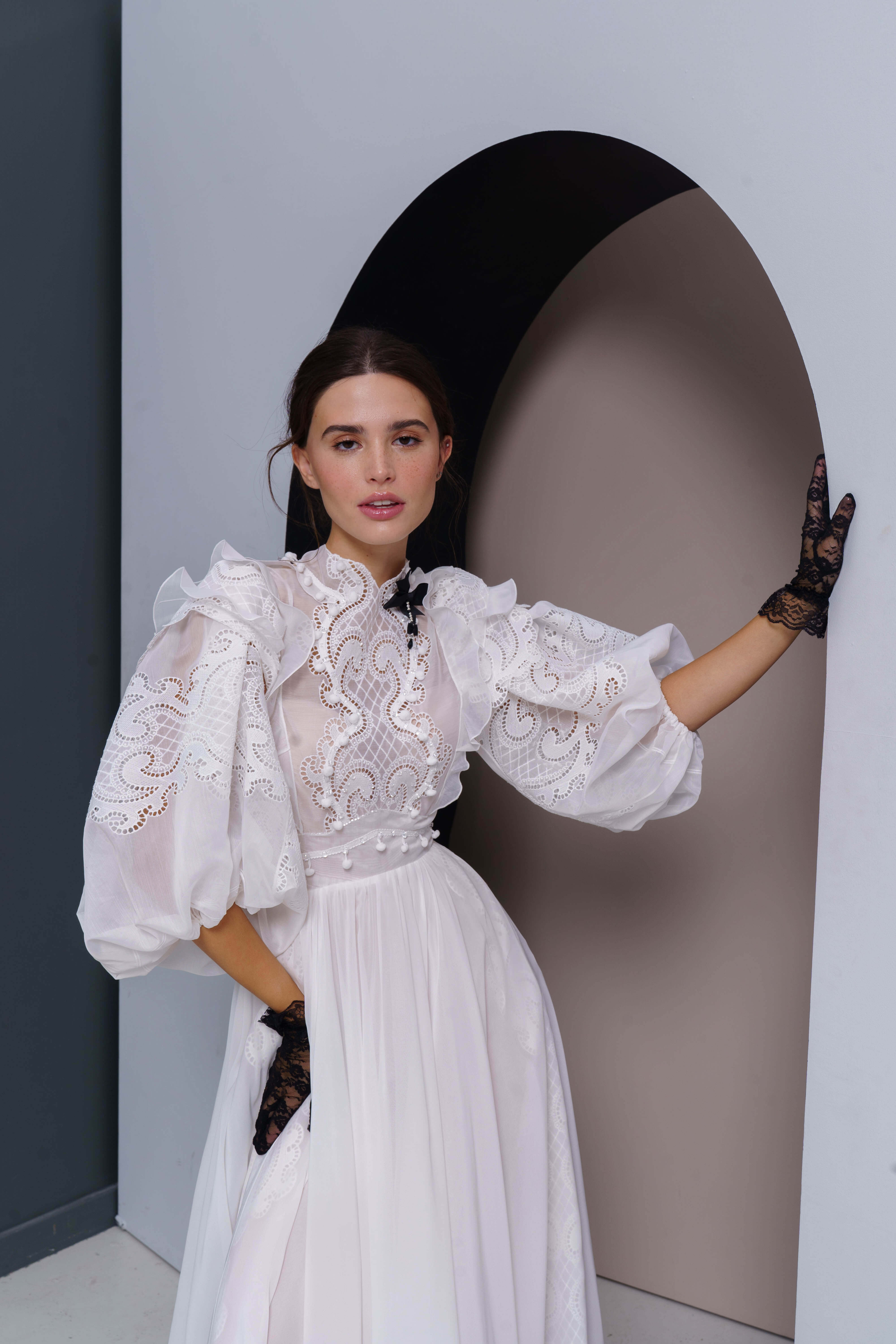 Купить свадебное платье «Вироса+Ларус» Рара Авис из коллекции Аморе Мио 2022 года в салоне «Мэри Трюфель»