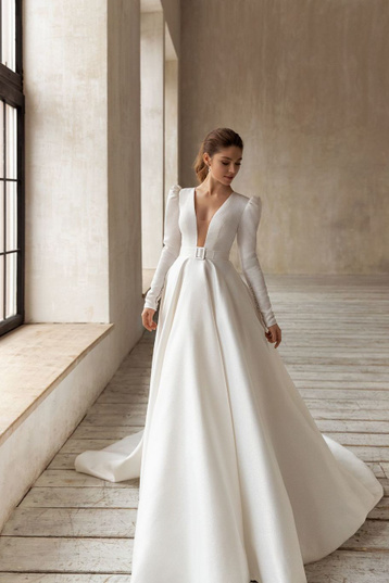 Купить свадебное платье «Ванесса» Евы Лендел из коллекции 2021 в Санкт-Петербурге 