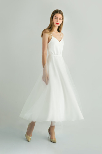 Купить свадебное платье Аюна Миди Юнона из коллекции 2020 года в салоне «Мэри Трюфель»