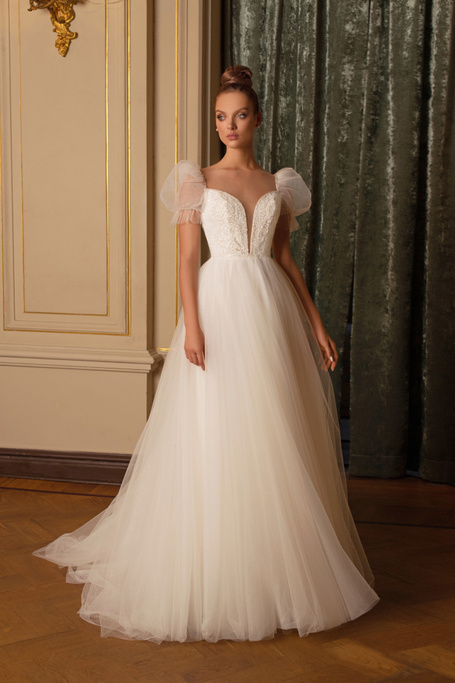 Купить свадебное платье «Жасмина» Мэрри Марк из коллекции Мистерия 2023 года в салоне «Мэри Трюфель»
