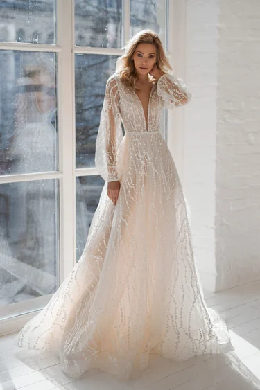 Купить свадебное платье «Аманда» Натальи Романовой из коллекции 2020 в салоне «Мэри Трюфель» Аманда