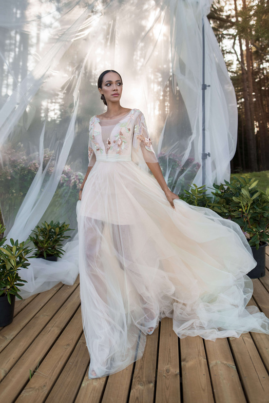 Купить свадебное платье «Поль» Бламмо Биамо из коллекции Нимфа 2020 года в Нижнем Новгороде
