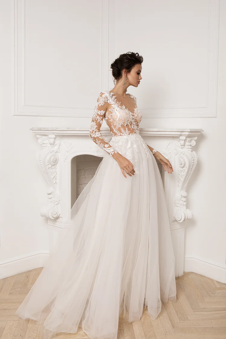 Свадебное платье «Фия» Мэрри Марк  — купить в Краснодаре платье Фия из коллекции «Сияй как бриллиант» 2020 Фия