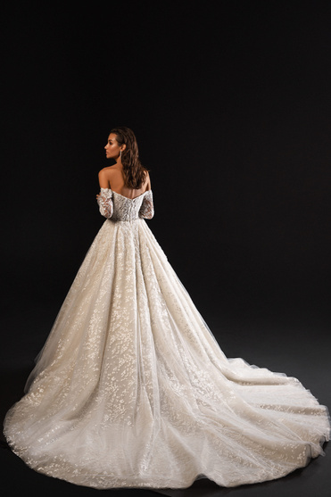 Купить свадебное платье «Медина» Вона От Кутюр из коллекции Звездная пыль 2021 года в салоне «Мэри Трюфель»