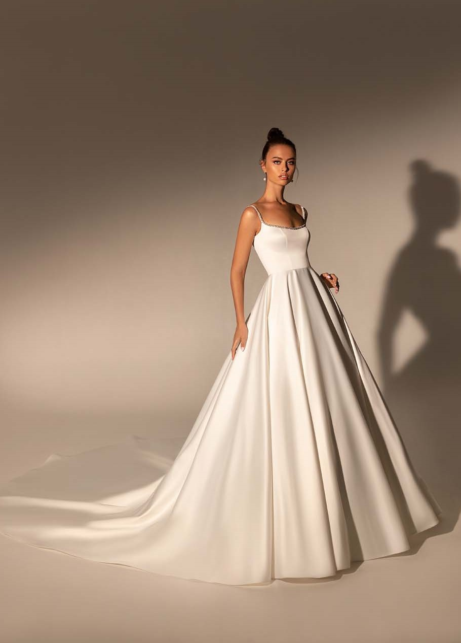 Купить свадебное платье «Эбигейл» Кристал Дизайн из коллекции Мьюз 2021 в интернет-магазине «Мэри Трюфель»