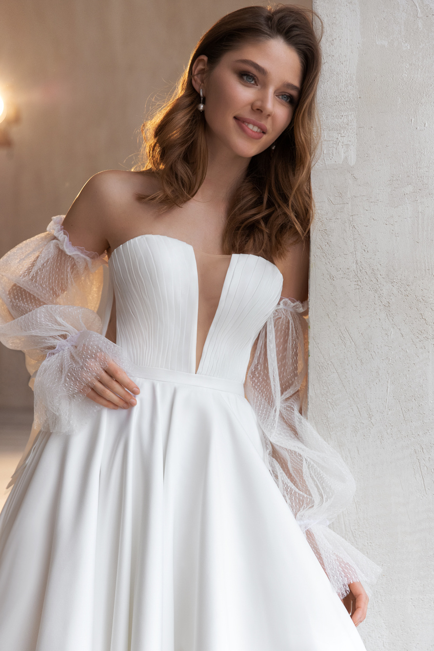 Купить свадебное платье «Джози» Евы Лендел из коллекции 2021 в Екатеринбурге 