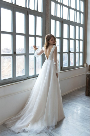 Купить свадебное платье «Сансет Глоу» Дарья Карлози из коллекции 2021 года в салоне «Мэри Трюфель»