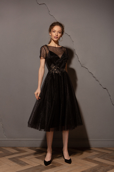 Вечернее платье «Флауэр» Мэрри Марк — купить в Краснодаре платье Флауэр из коллекции «Сияй как бриллиант» 2020