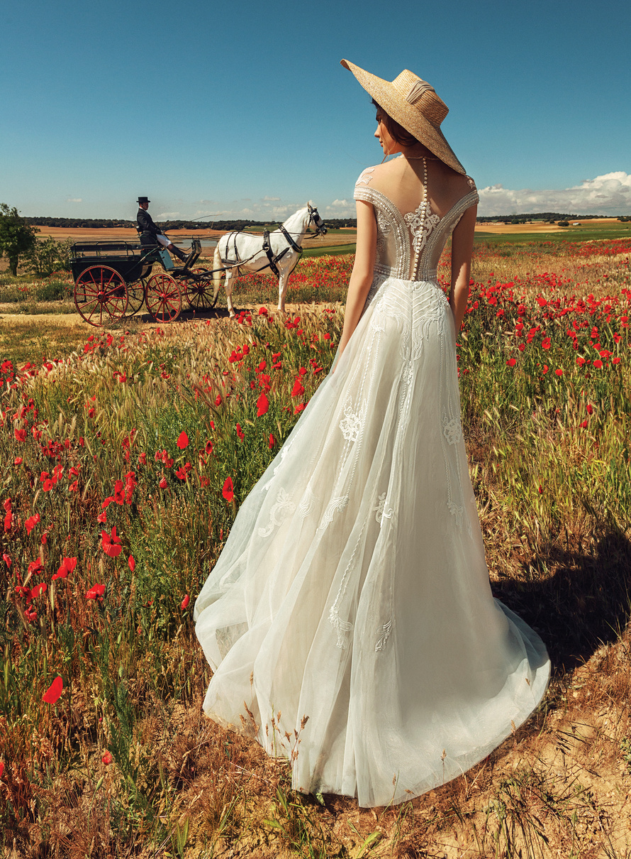 Купить свадебное платье «Джанин» Татьяны Каплун из коллекции «Вайлд Винд 2019» в салоне