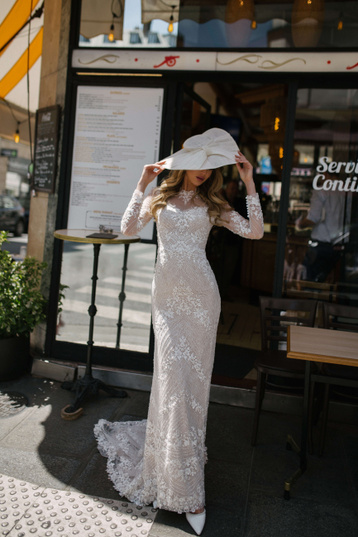Купить свадебное платье «Ками» Бламмо Биамо из коллекции Стелла Де Венера 2024 года в салоне «Мэри Трюфель»