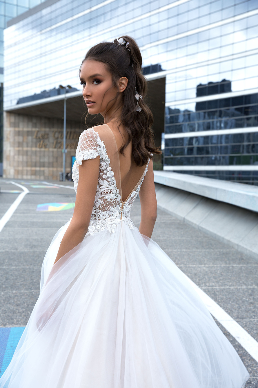 Купить свадебное платье «Альба» Кристал Дизайн из коллекции Париж 2019 в Краснодаре