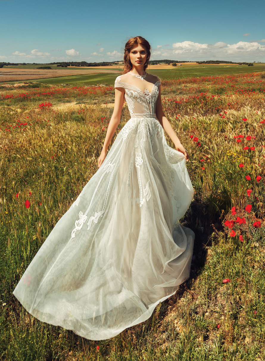 Купить свадебное платье «Джанин» Татьяны Каплун из коллекции «Вайлд Винд 2019» в салоне