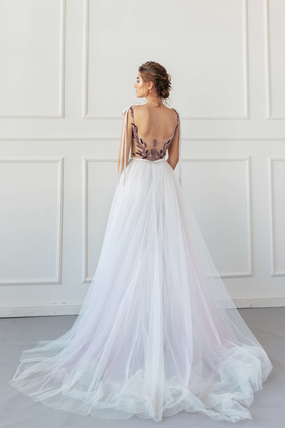 Купить свадебное платье «Нина» Анже Этуаль из коллекции 2020 года в салоне «Мэри Трюфель»