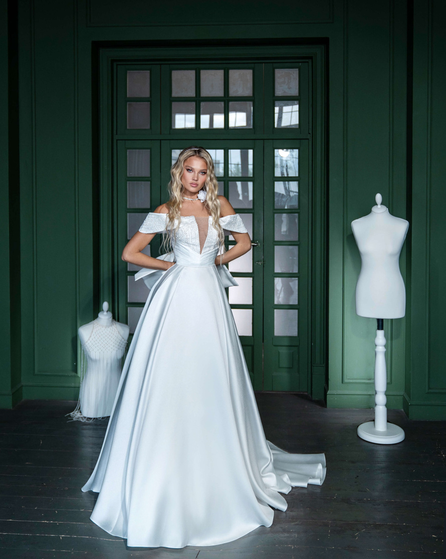 Купить свадебное платье «Илона» Анже Этуаль из коллекции Старлайт 2023 года в салоне «Мэри Трюфель»