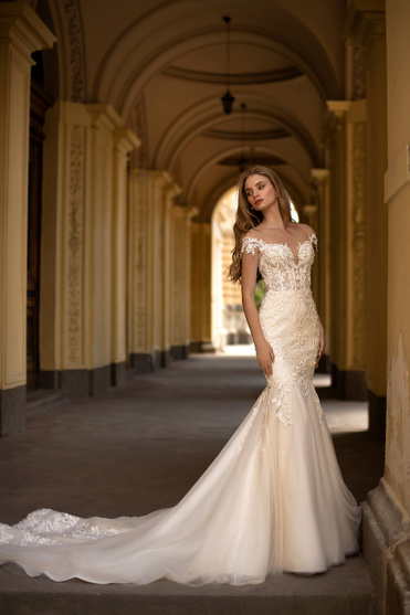 Купить свадебное платье «Ракель» Кристал Дизайн из коллекции Романс 2021 в интернет-магазине «Мэри Трюфель»