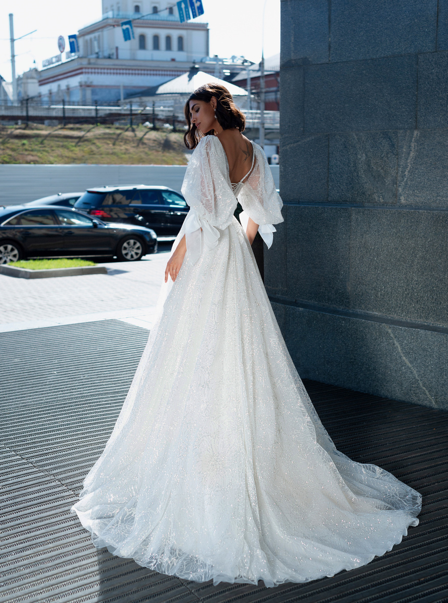 Купить свадебное платье «Ланфен» Мэрри Марк из коллекции Бриллиант 2022 года в салоне «Мэри Трюфель»