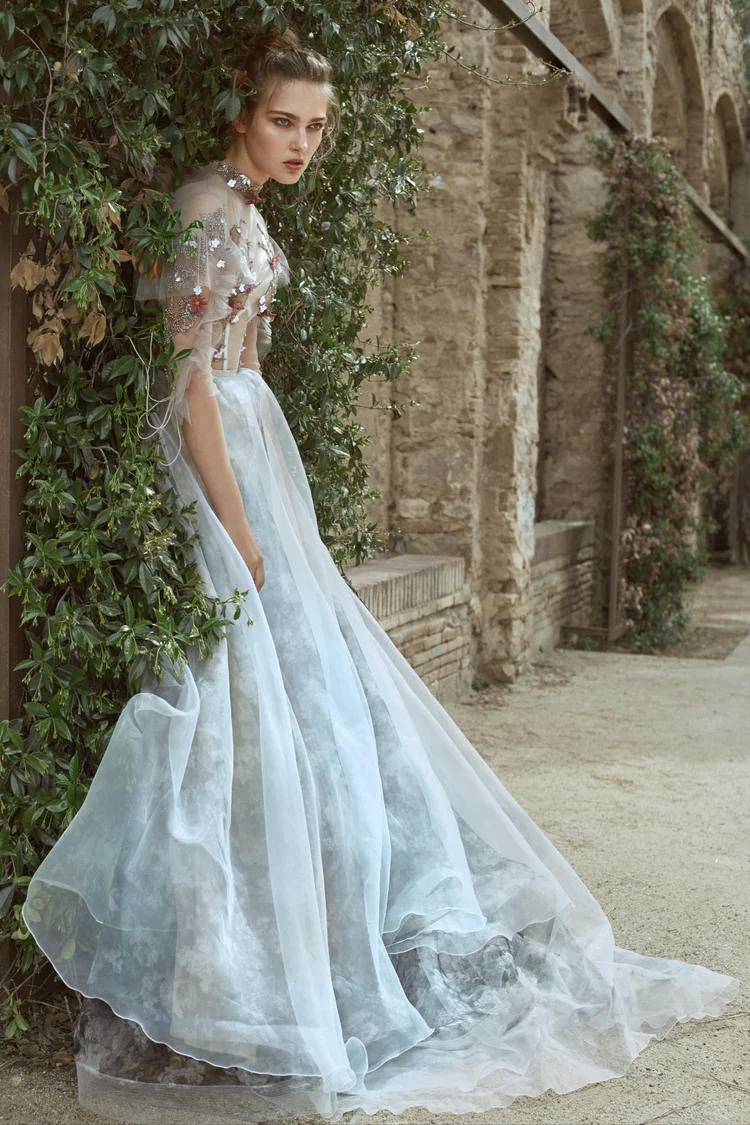 Купить свадебное платье «Шелдон» Рара Авис из коллекции Флорал Парадайз 2018 года в салоне «Мэри Трюфель» Шелдон