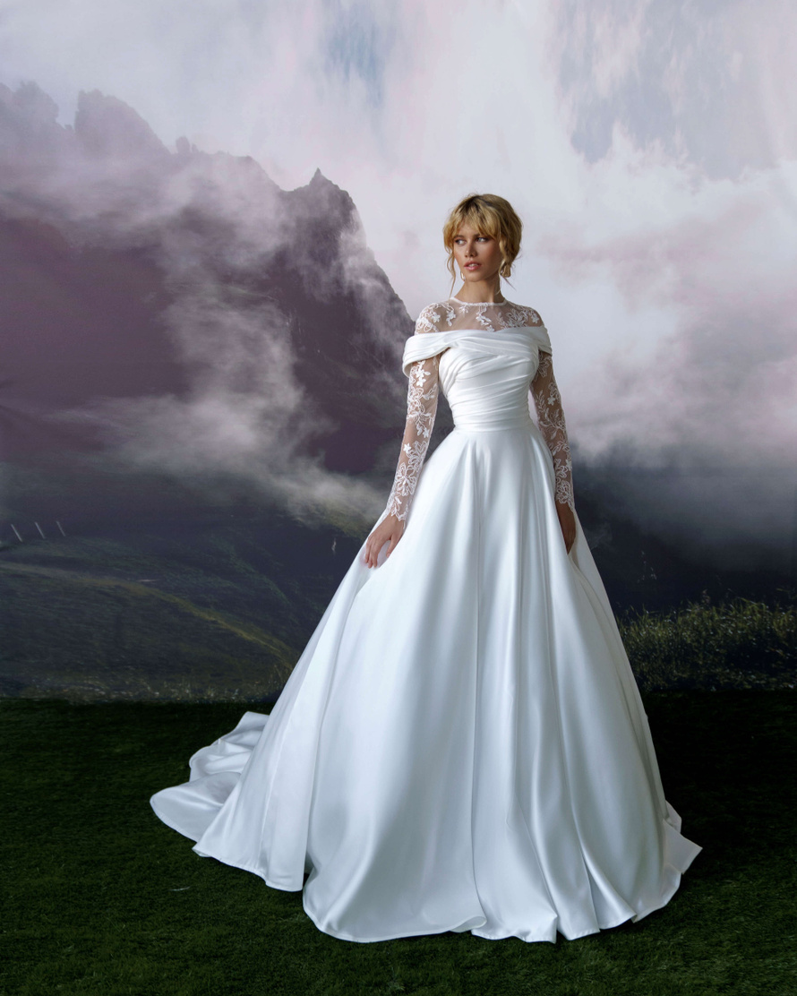Купить свадебное платье «Огастин» Бламмо Биамо из коллекции Сказка 2022 года в салоне «Мэри Трюфель»