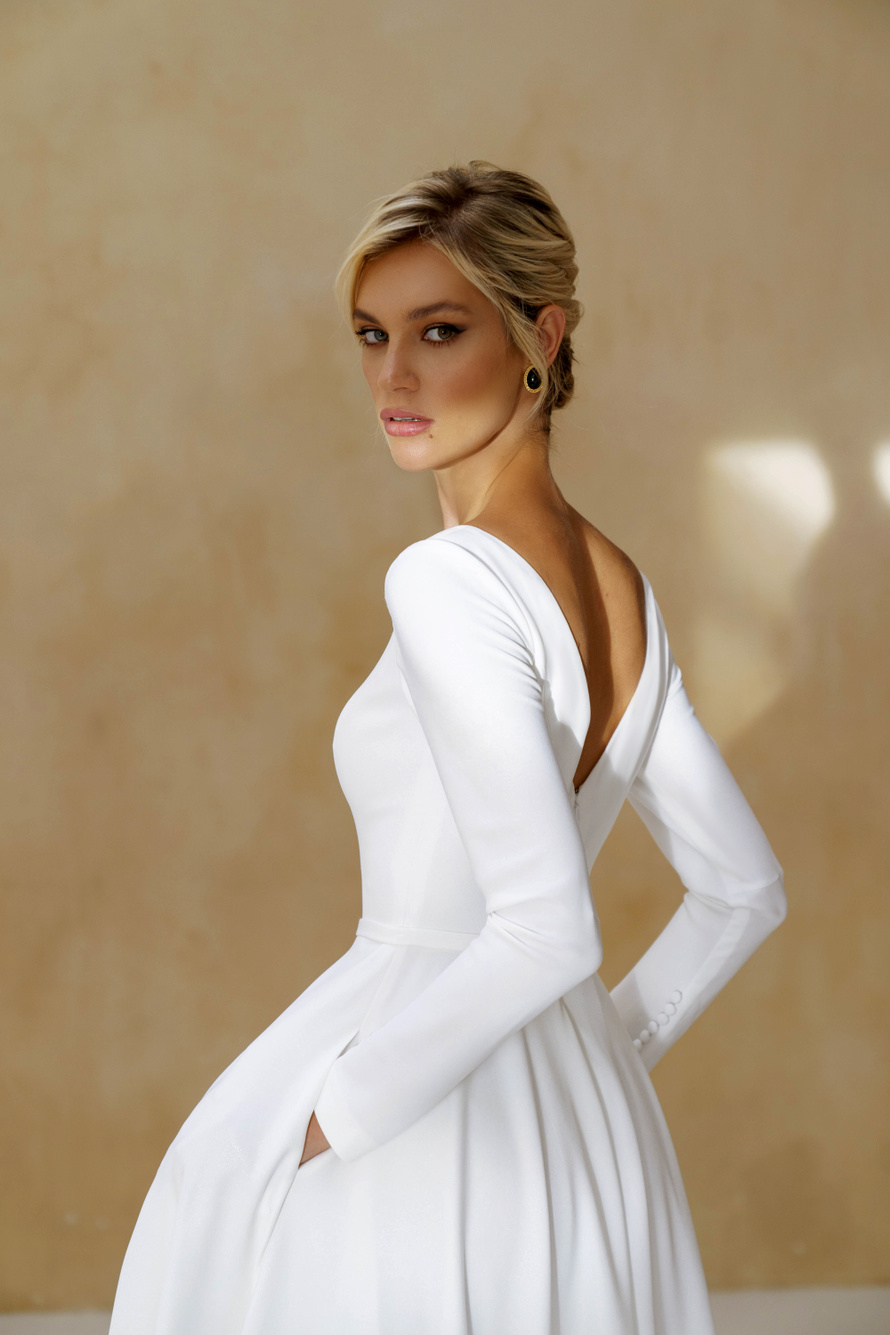 Купить свадебное платье «Блонг» Наталья Романова из коллекции Блаш Бриз 2022 года в салоне «Мэри Трюфель»