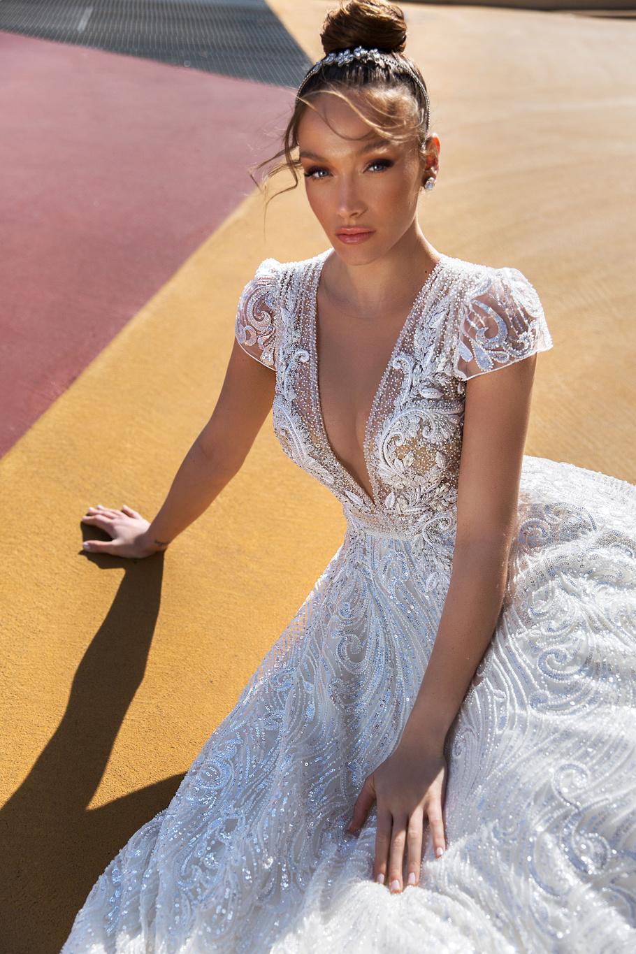 Купить свадебное платье «Эсмин» Кристал Дизайн из коллекции Дива 2020 в интернет-магазине «Мэри Трюфель»