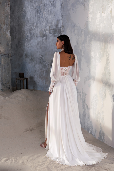 Купить свадебное платье «Мидори» Секрет Споса из коллекции Блеск 2022 года в салоне «Мэри Трюфель»