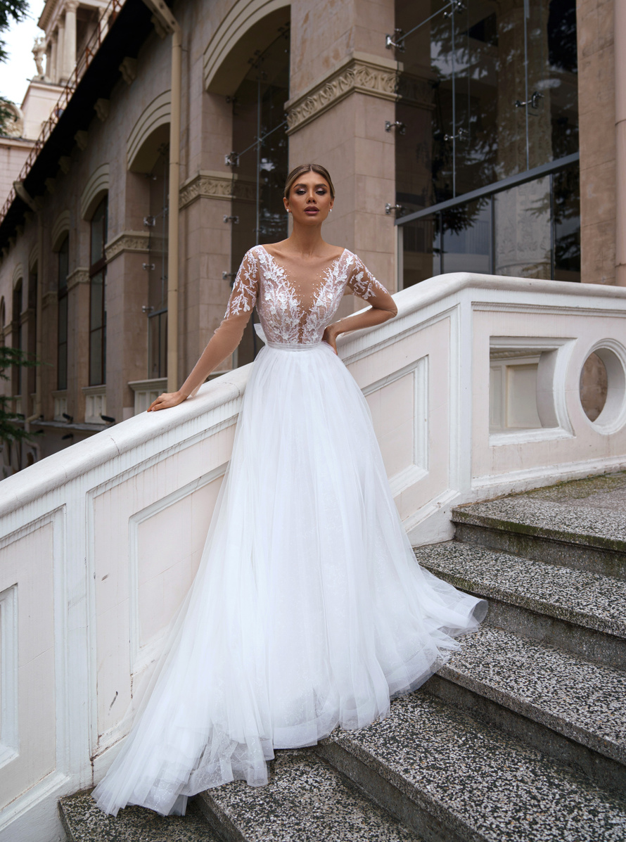 Купить свадебное платье «Мейджа» Сонеста из коллекции 2022 года в салоне «Мэри Трюфель»
