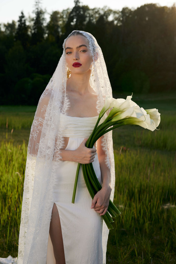 Купить свадебное платье «Каскази» Анже Этуаль из коллекции Розе Де Вентс 2024 года в салоне «Мэри Трюфель»