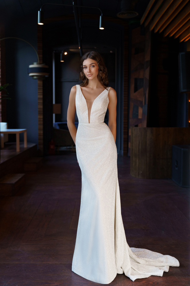 Купить свадебное платье «Амира» Сониа Солей Эир из коллекции 2023 года в салоне «Мэри Трюфель»
