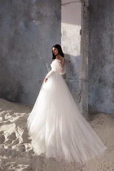 Купить свадебное платье «Мейбл» Секрет Споса из коллекции Блеск 2022 года в салоне «Мэри Трюфель»