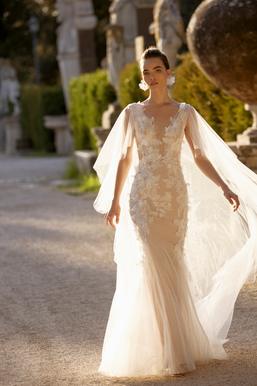 Купить свадебное платье «Лирана» Бламмо Биамо из коллекции Гармония Любви 2023 года в салоне «Мэри Трюфель»