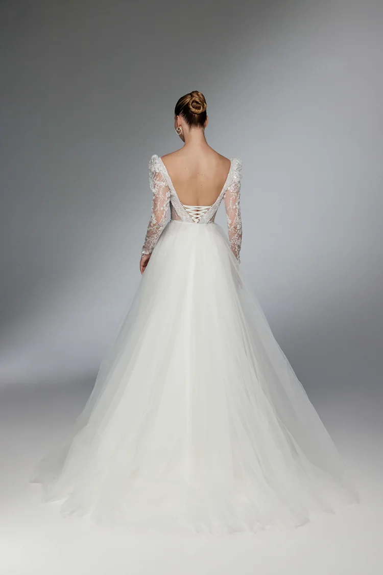 Купить свадебное платье «Эжен» Анже Этуаль из коллекции Свит Киссес 2025 года в салоне «Мэри Трюфель» Эжен