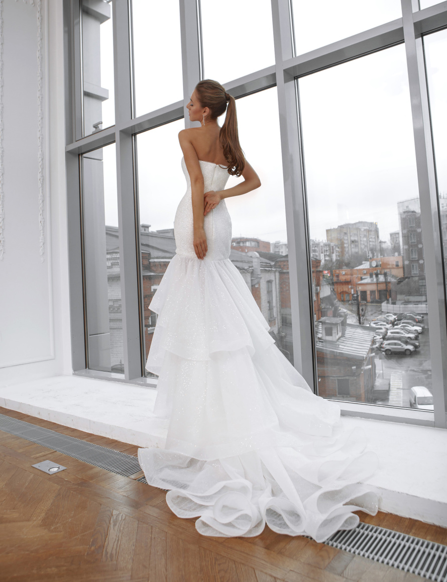 Купить свадебное платье «Вэнна» Натальи Романовой из коллекции 2021 в салоне «Мэри Трюфель»