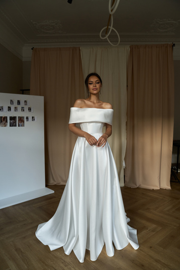 Купить свадебное платье «Армани» Сониа Солей Эир из коллекции 2024 года в салоне «Мэри Трюфель»