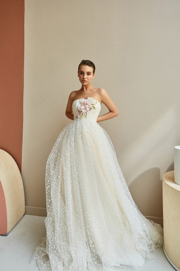 Свадебное платье «Лисма» Мэрри Марк — купить в Краснодаре платье Лисма из коллекции "Инспирэйшн" 2021