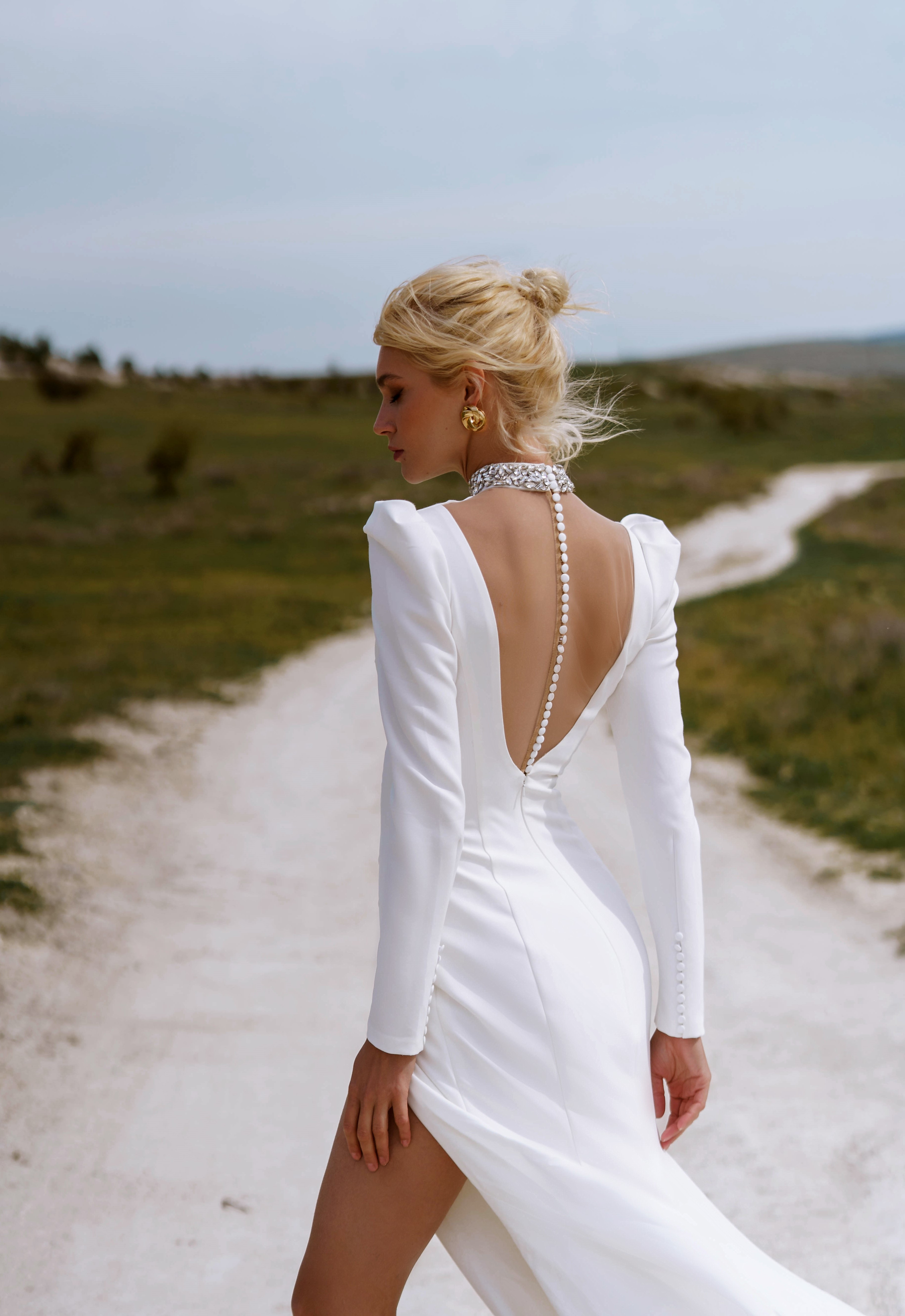 Купить свадебное платье «Лея» Наталья Романова из коллекции Блаш 2022 года в салоне «Мэри Трюфель»