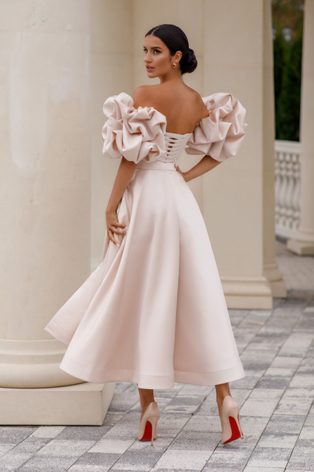 Купить свадебное платье «Вино Миди» Стрекоза из коллекции Версаль 2022 года в салоне «Мэри Трюфель»