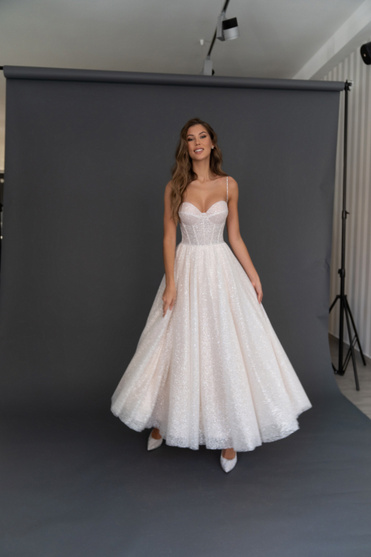 Купить короткое свадебное платье «Флетчер» Патрисия из коллекции 2020 года в Нижнем Новгороде