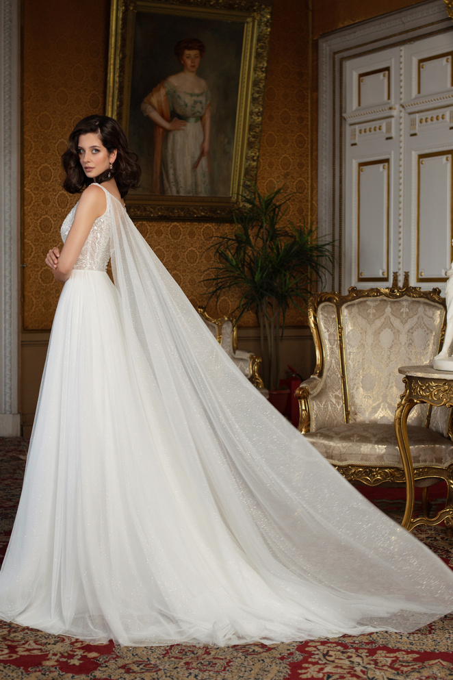 Купить свадебное платье «Сафьяна» Мэрри Марк из коллекции Мистерия 2023 года в салоне «Мэри Трюфель»