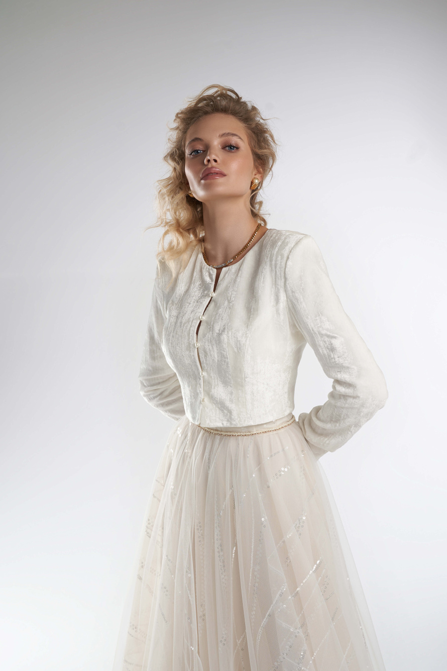 Купить свадебное платье «Эрл» Рара Авис из коллекции Пьюр 2022 года в салоне «Мэри Трюфель»