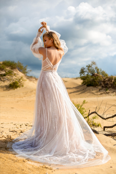 Свадебное платье «Ирма» Лула Кави — купить в Волгограде платье Ирма из коллекции "2021"