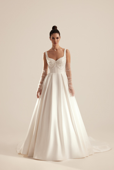 Satin wedding dresses